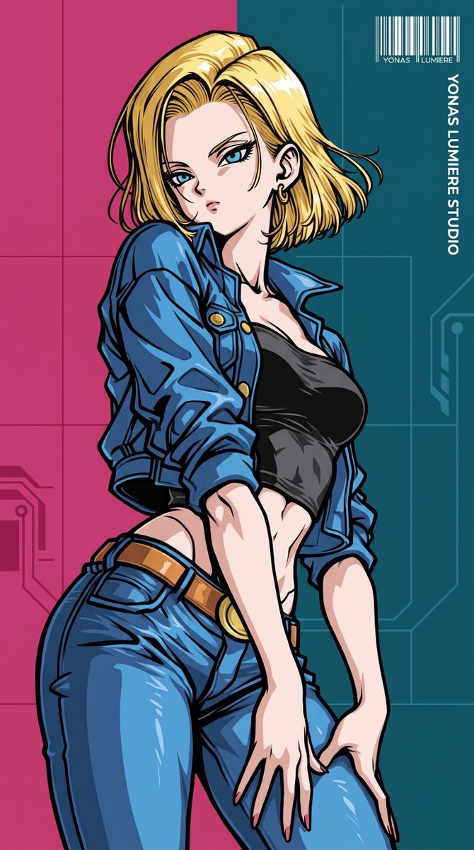 oneesan_aiart's tweet photo. Android 18 — calm, confident, and exceptionally powerful, proving that true strength is matched by unwavering composure and timeless determination. ⚡✨

#Android18 #DragonBall https://t.co/ks82bxWl9V