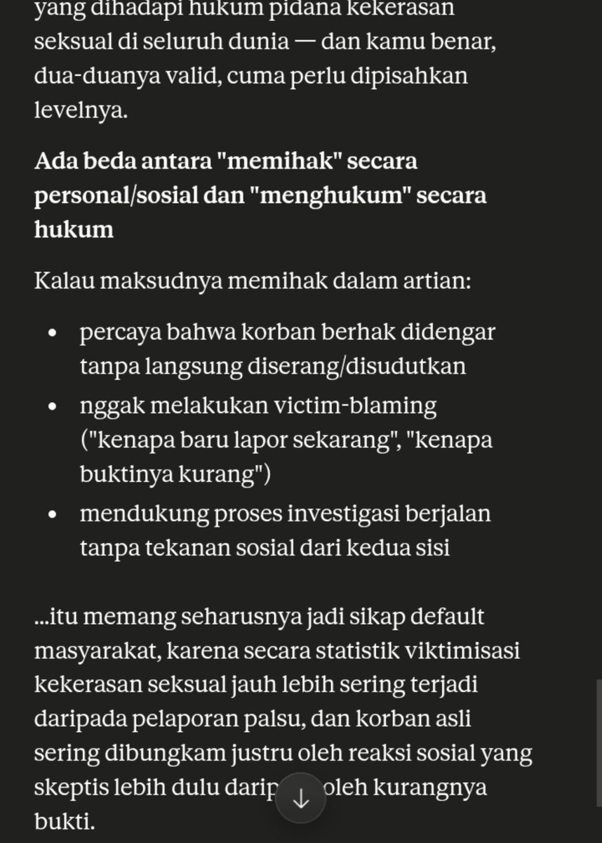 wolfeans's tweet photo. @aki_moto69 @castorlens @taralalale86117 @sweetdevilnight @JXs1830 Ini Claude sama dola, gua berargumen dikit sama Claude disitu, kalau pelaku beneran tidak bersalah otomatis dia jga korban nantinya. tapi disitu Claude blg lgi, baca sendiri, norma norma sifat default masyarakat normalnya gmn https://t.co/ychm1PfAf0