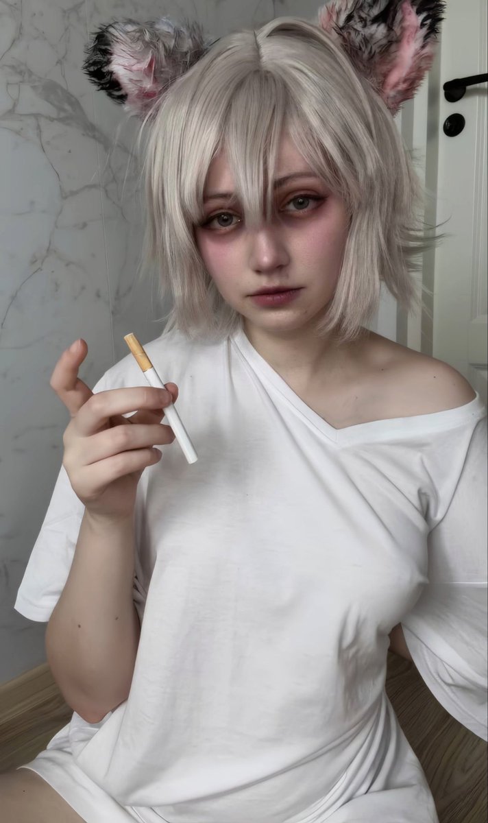 pipopipocos's tweet photo. #yanineko #cosplay #chainsmokercat https://t.co/D5XWLTvmi6