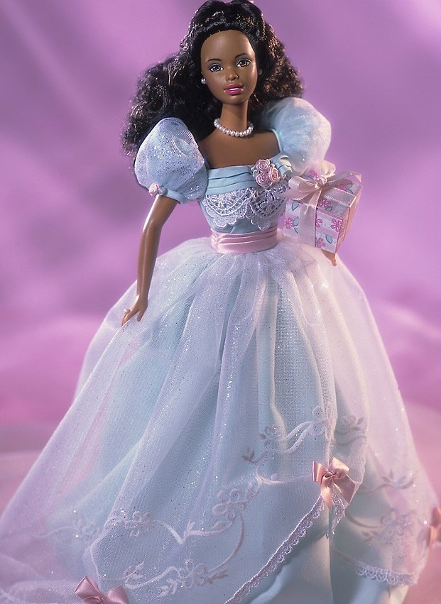dreamyyarchive's tweet photo. vintage black barbie dolls in periwinkle gowns https://t.co/bCZmqcyt8q