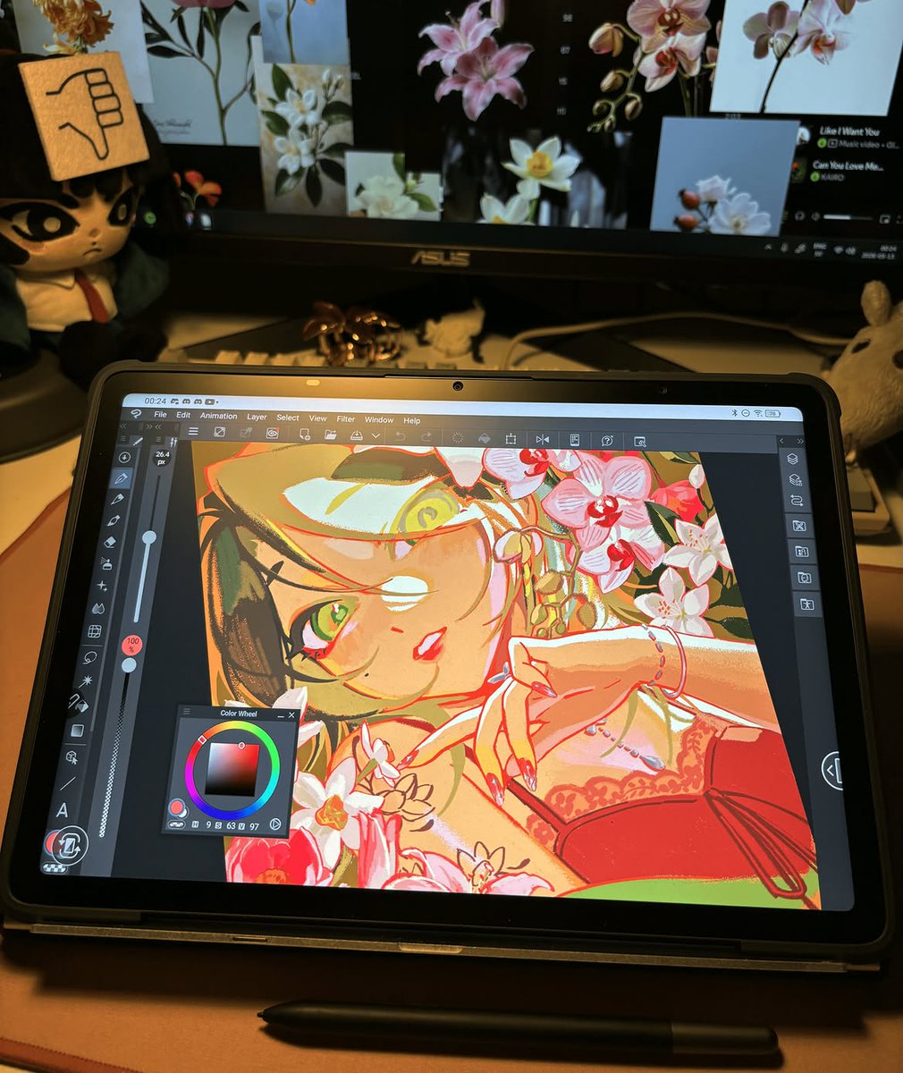 XPPEN's tweet photo. Loving how floral elements bloom into the background for this character via crymelt using Magic Drawing Pad. 🌷
💬 Question for fellow artists: What’s the main source of inspiration for your OCs? Tell us below! 👇
#xppen #xppentablet #magicdrawingpad #digitalart https://t.co/AxmCAPtoFA