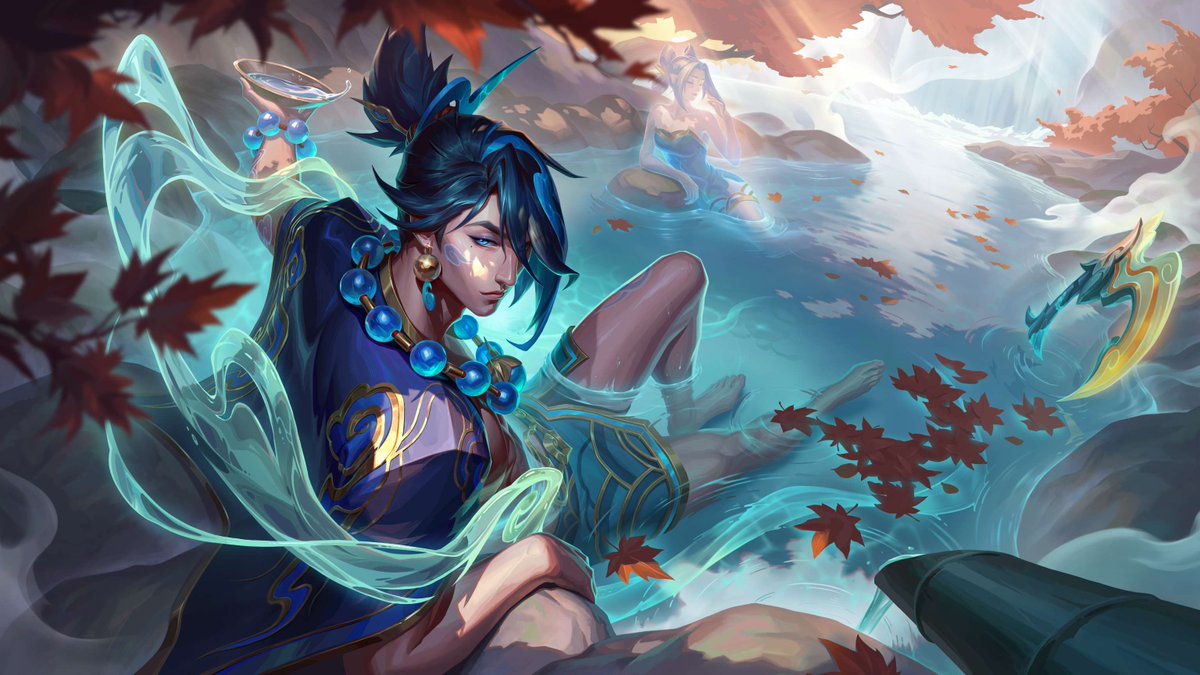 TFT's tweet photo. TFT Patch 18.1 Cosmetics | Chibi Office Aatrox, Spirit Blossom Springs Aphelios Unbound https://t.co/L7iqhv5qnN