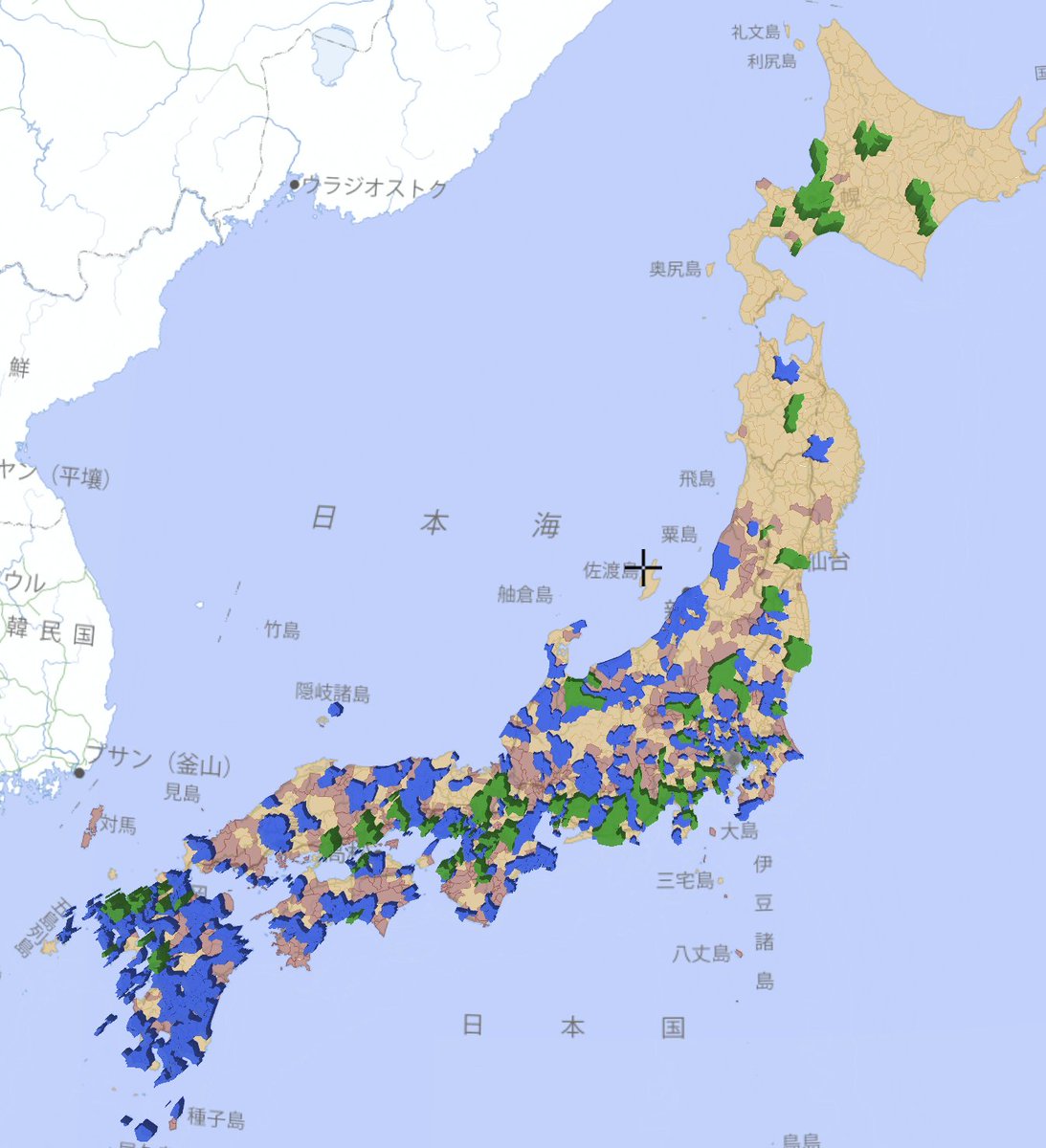 kenzkenz's tweet photo. OH3(open-hinata3)です。
⭐️全国地番図公開マップの進捗です。
https://t.co/zFln6IdONs
・今日1日で60市町村を追加しました。
・近畿地方も人口カバー率70%を超えました。
・全国1,738自治体の 32.2%
・カバー人口は約 6,898万人(日本の総人口の55.6%)
まだまだ増えます!
#openhinata3 #OH3 https://t.co/0U45eRE4mx