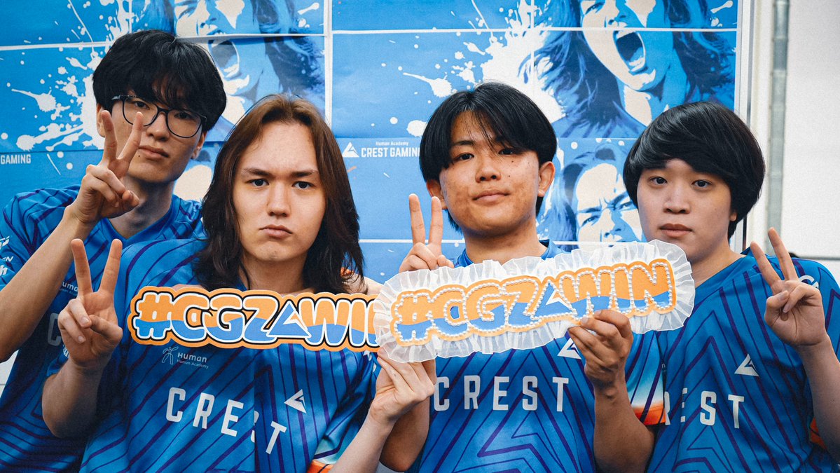 crest_gaming's tweet photo. 【 #VALORANT 】

25日‐26日  #VCJ2026 CGZブースへ足を運んでいただき、ありがとうございました。今シーズン応援いただいた皆様と直接ブースでお会いでき、選手一同大変励みになりました。

また27日には #総合学園ヒューマンアカデミー の全国12校舎の学生達へのセミナーとスカーミッシュ対決🔥
本日戦った学生達の中から、未来のプロプレイヤーが現れることを楽しみにしています👀

#CGZWIN