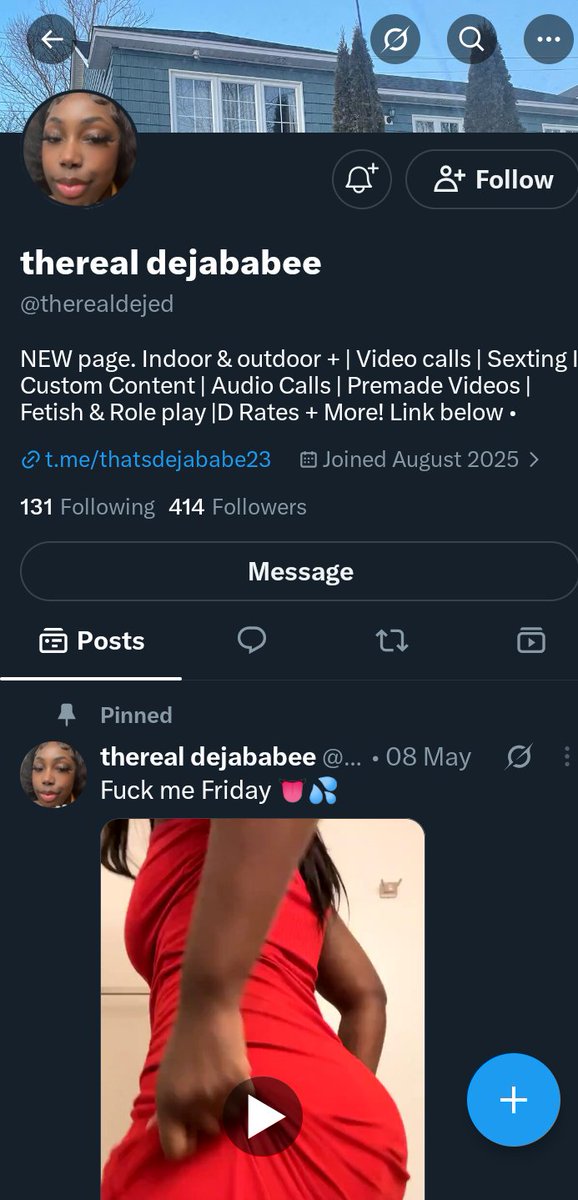 therealdejababe's tweet photo. Fake ass page of me exposed y'all report and don't get scammed ‼️‼️‼️
#Stealing my content and captions y'all report ‼️ https://t.co/kRE08n95t1