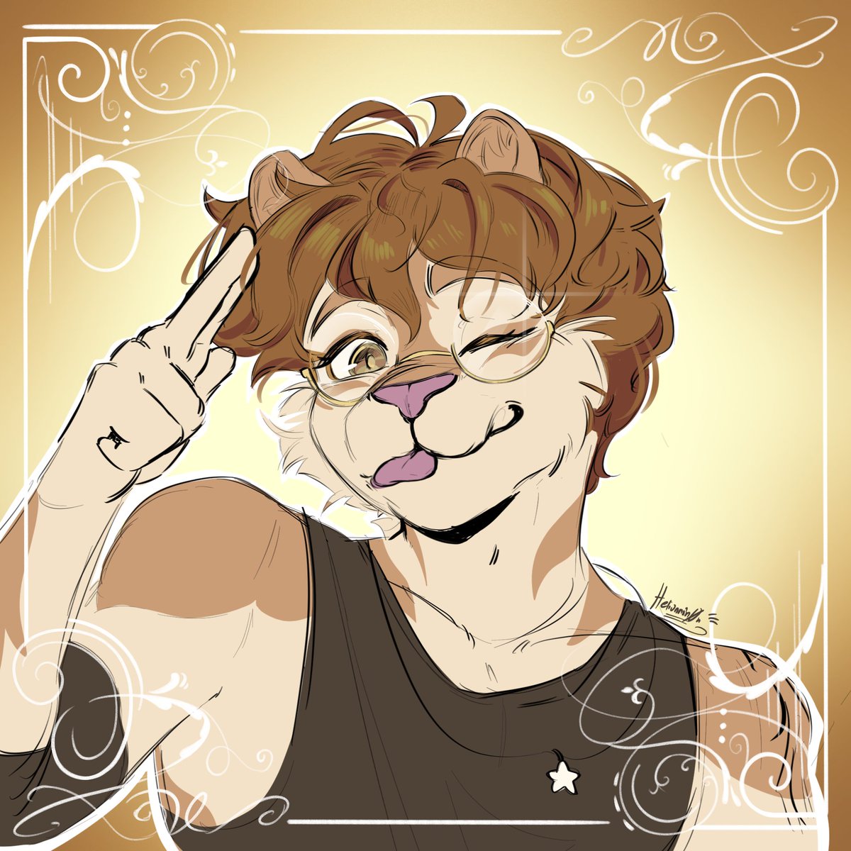 Helionnim0n's tweet photo. New fursonaaa (golden tabby tiger)
I love ts sm https://t.co/B5XHU487XB