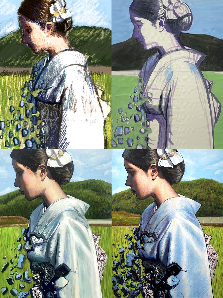 suiiiyo_'s tweet photo. 描き終わって幸せ٩( ´◡` )( ´◡` )۶ https://t.co/ZWTJpU5vi3