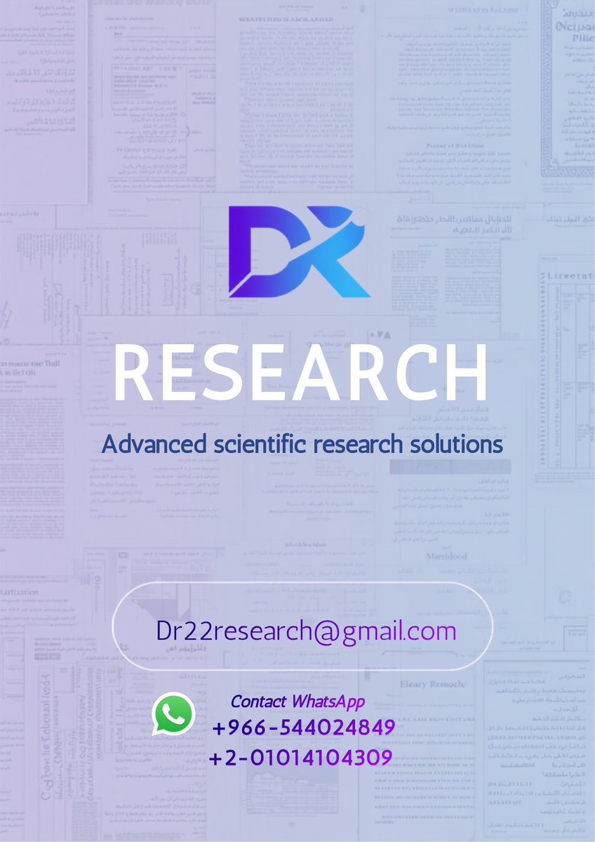 DrResearch33's tweet photo. All Medical research services in one place
💥💥💥
 Dr.Research 🔎
🟢Whatsapp
+966-544024849
+2-01014104309 
#Medical #research #SMLE #طبي #طبيب #المملكة_العربية__السعودية  #كليات_الطب_المملكة #كليات_طبية https://t.co/GzkdHb3a5w