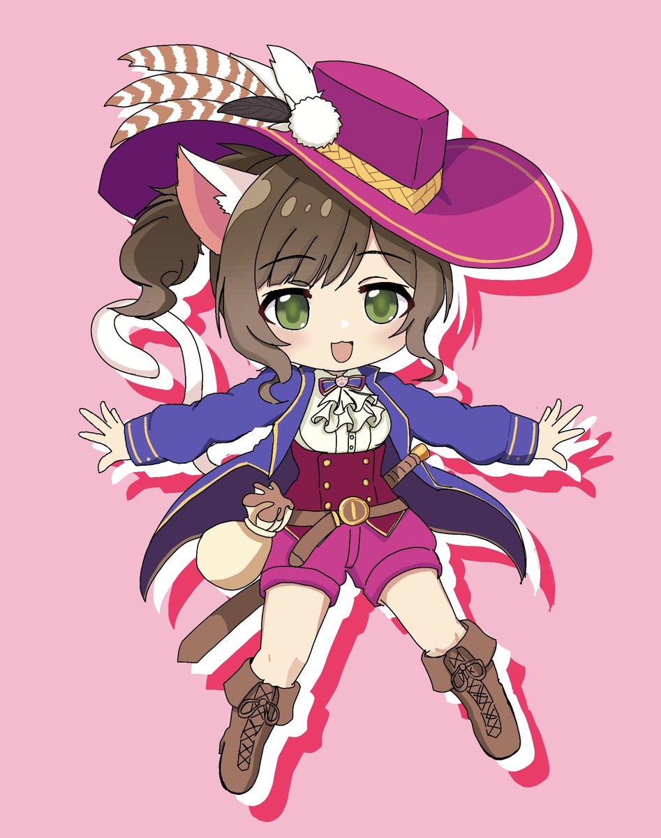 ﾊﾞﾛﾝｻﾞｷｬｯﾄ]前川みく+にゃん