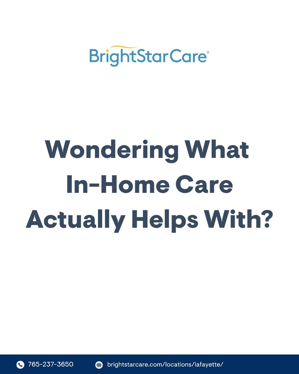 BrightstarLaf's tweet photo. In-home care isn't one-size-fits-all. Whether it's a few hours a week or daily support, BrightStar Care of Lafayette helps find what fits your family, and adjusts as needs change.

Call: (765) 237-3650
Learn more: https://t.co/JcYQMQ21LC

#BrightStarCare #InHomeCare #SeniorCare https://t.co/kFk5cZnQA0