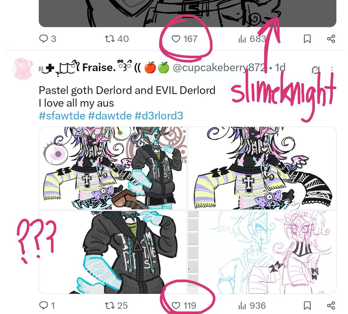 cupcakeberry872's tweet photo. Do you guys hate derlord or something????😭😭😭😭 https://t.co/1tALbk5Xf0