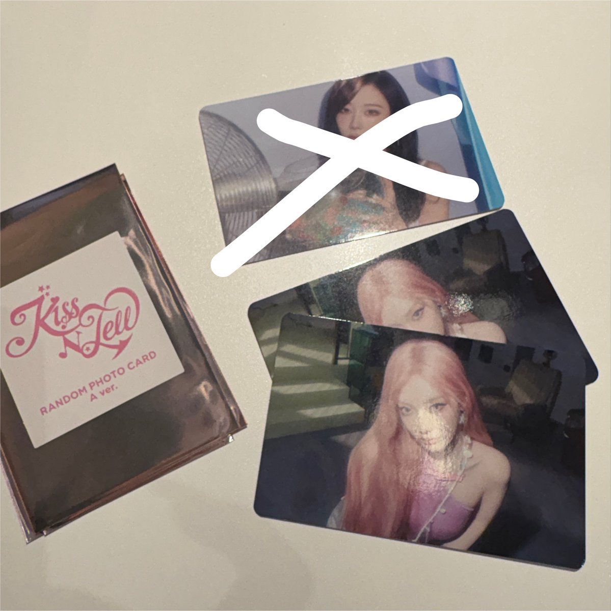hinachan0917's tweet photo. aespa kiss n tell
トレカ フォトカード 

【譲】ニンニン
【求】カリナ（種類問わず）

郵送での交換になります📮
2:1での交換可能です。 https://t.co/RpmD2zV11d