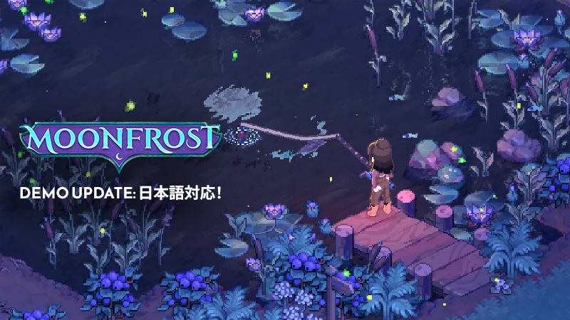 GamefidailyInfo's tweet photo. 🌙 MOONFROST DEMO ADDS JAPANESE

@MoonfrostGame expands access with a new language option on Steam.

• Japanese support is now live
• The full demo is playable in Japanese
• Players can update or download it on Steam https://t.co/2rfpZnZKTu