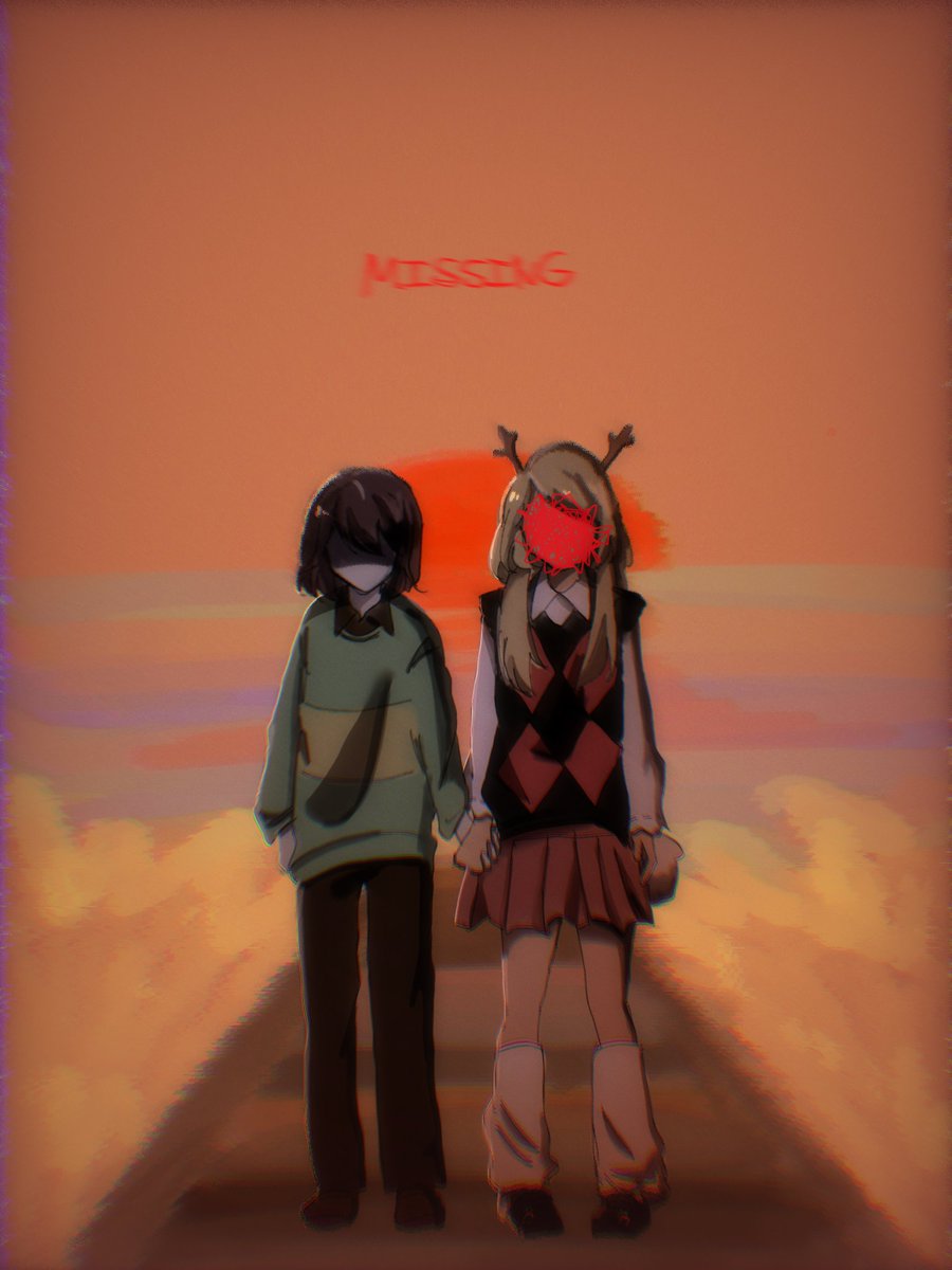 Erika_beautys2's tweet photo. MISSING #deltarune #deltarunechapter5 #イラスト https://t.co/RB9V82A0Ja