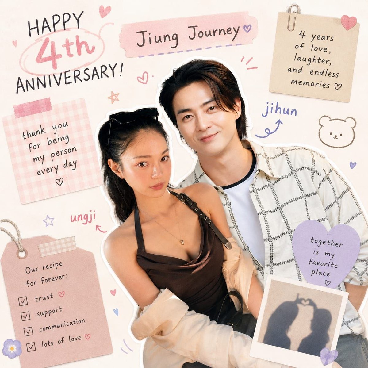 mfselfoll's tweet photo. 🎊 OPFOLL. 🎊

Today, we celebrate our 4th Anniversary! 🩵🩷

Four years of love, precious memories, ups and downs, but we always choosing each other and made it this far together

Please send your best wishes to us, @mwungji &amp; @jirashin99! We’d truly appreciate it. Thank you! 💕 https://t.co/bP4pPXnt5D