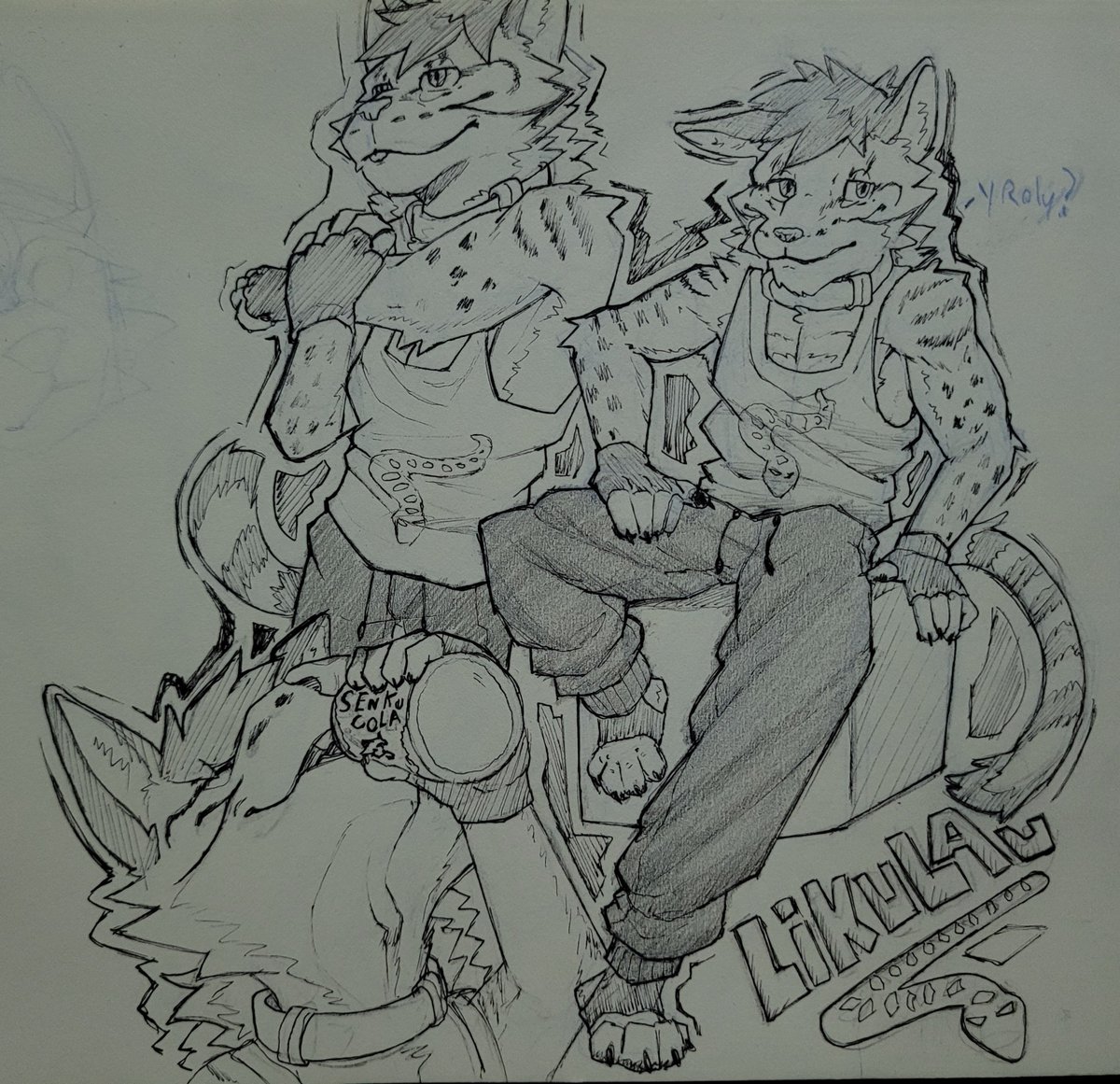 RolyWolfer_XXX's tweet photo. hasta que recupere la cuenta de Clip Studio, Por ahora me tocara volver al clásico lápiz y croquera. 🖊📖

(Aunque primero tendría que dejar de quedarme dormido todo el día xd) https://t.co/bNNH4p8zLK