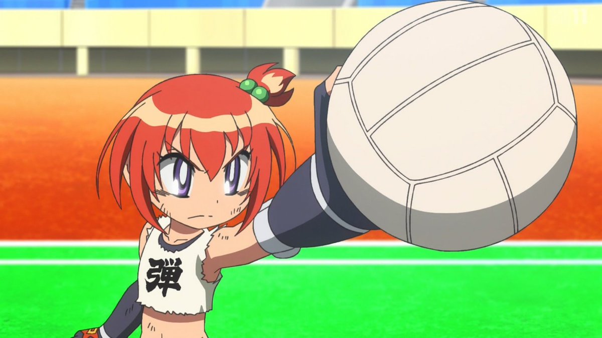 炎の闘球女 ドッジ弾子 第4話 ツイート画像 1