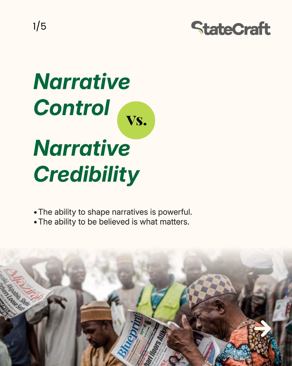 StateCraftInc's tweet photo. In an era of information overload, credibility has become a strategic advantage.

The institutions that understand this communicate differently. https://t.co/3L8itwZcz5