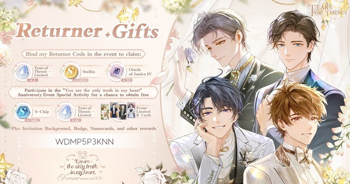 __Milyyy__'s tweet photo. #TearsOfThemis has prepared a Returner Gift for you! Come back and join the Special Event! Bind my Returner Code (code) to claim your rewards!Download Linkhttps://hoyo.link/081qBBAd https://t.co/ZkUiEU4JvG