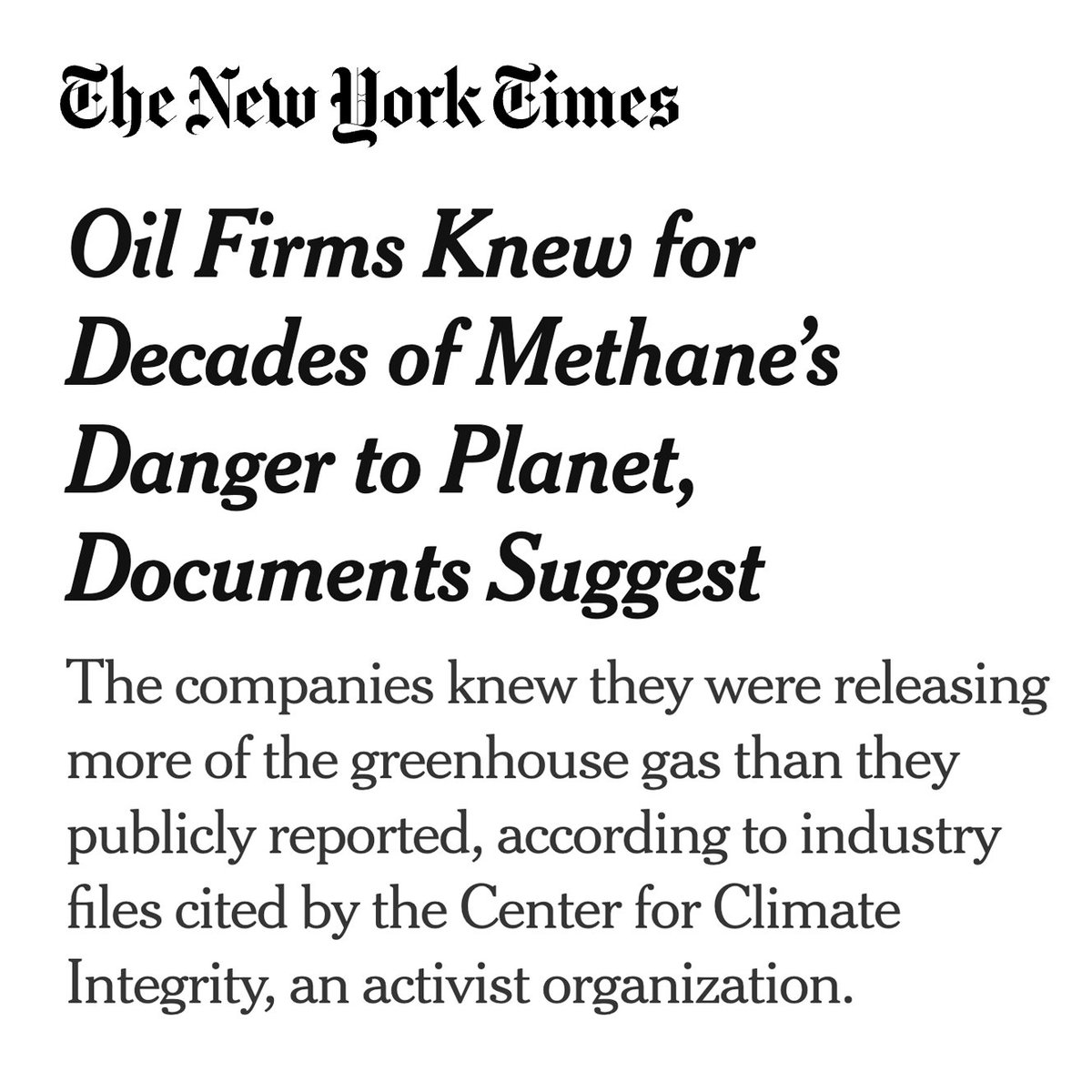 SenWhitehouse's tweet photo. Of course they knew. 

Insipid EPAs allowed them to get away with bogus reporting. EDF blew the whistle on that. 

Here’s my view: https://t.co/EOtziviirU