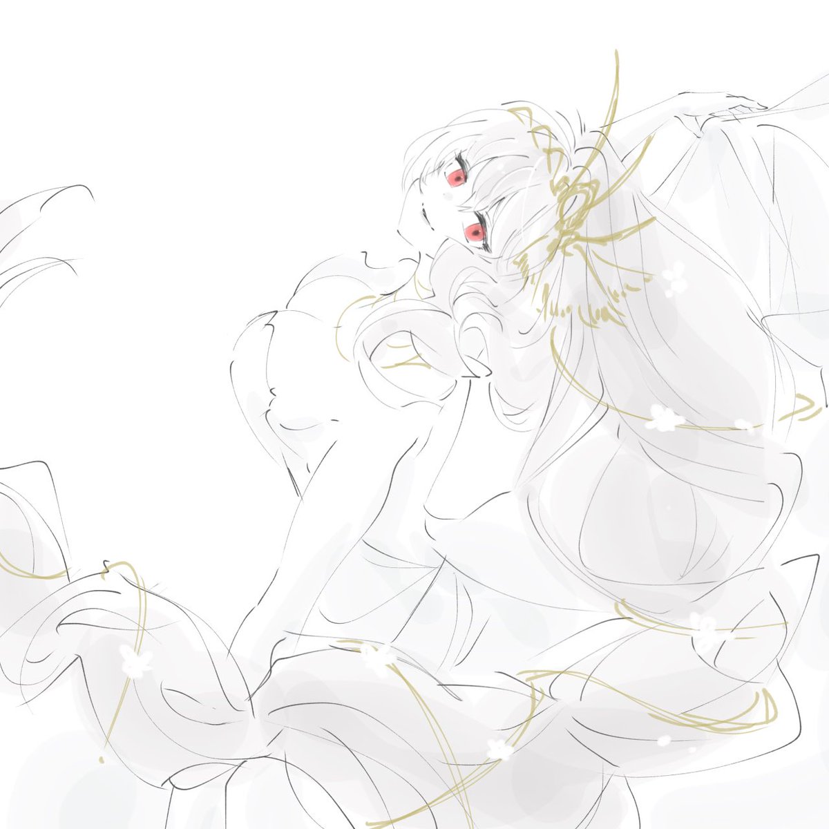 aruru_co002's tweet photo. #アークナイツ版深夜の真剣お絵かき60分一本勝負 
スペクターさん(＋10) https://t.co/s1MsPICoBc