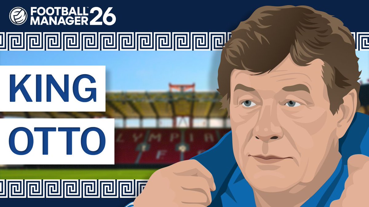 MustermannFM's tweet photo. 🚨 NEW #FM26 VIDEO!!  In 9 years as manager, Otto Rehhagel cemented an unrivalled legacy.  Can I beat it?

🏆 European Champions
❓ Unofficial World Champions
☁️ The fluffiest hair

RTs appreciated.  Link in the thread below 👇 https://t.co/Dlpa5mdAal