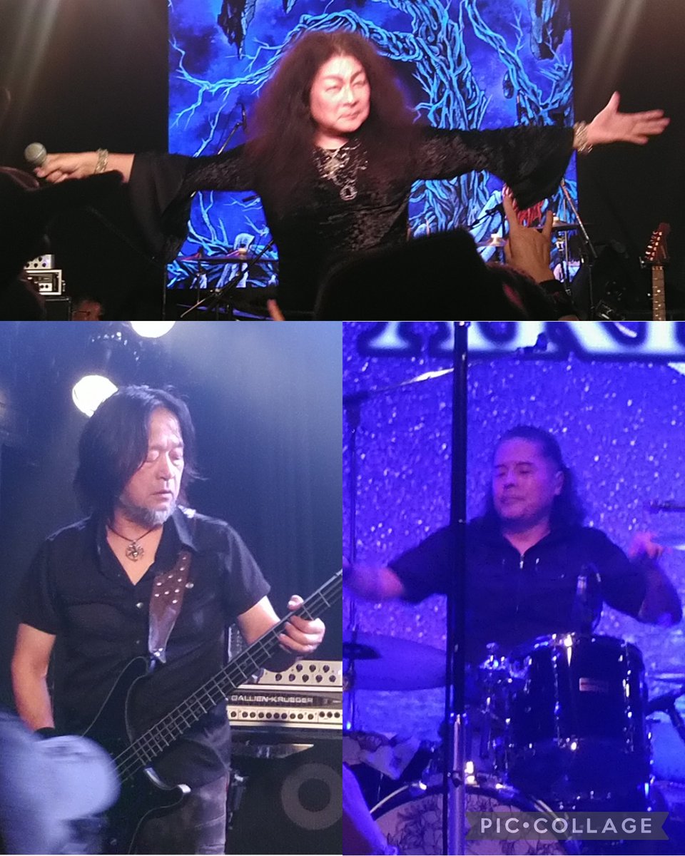 kkoouuggeenn's tweet photo. トリを務めるReｰArise 、実は今年初LIVE。
SOHGOさんのうねる重低音と慎さんの複雑な曲を正確に叩くリズム隊に、Punkyさんの天を翔け上がるようなギター🎵
Dioｰkenさんの熱唱は聴くものを引き付ける✨
楽しい時間をありがとうございました(^-^)/
#rearise   #リアライズ #wildsidetokyo https://t.co/BFmQ5YTgka