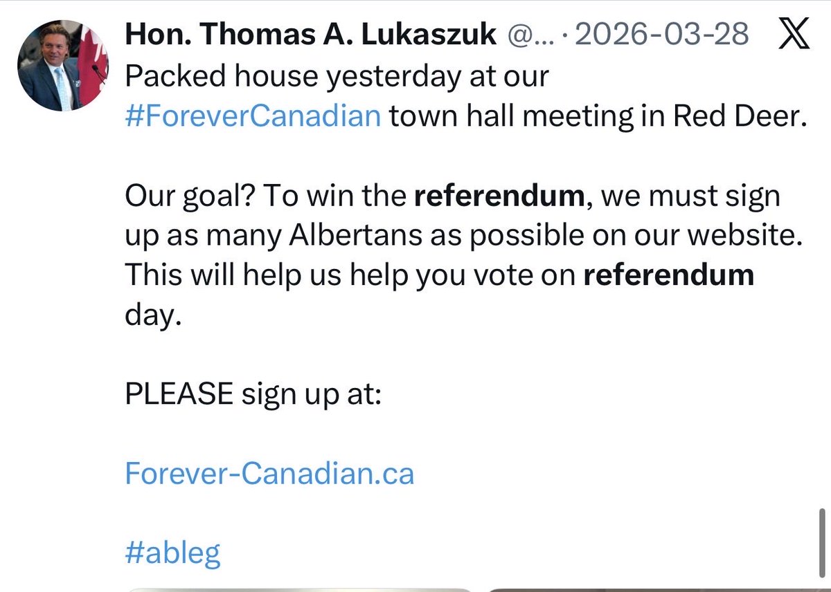 echipiuk's tweet photo. “The Elections Finances and Contributions Disclosure Act states, “advertising must relate to a specific referendum question, must be advertising … and must attempt to persuade an elector to vote in a particular way with respect to that referendum question.”

From the start, the goal was to persuade an elector in a referendum.