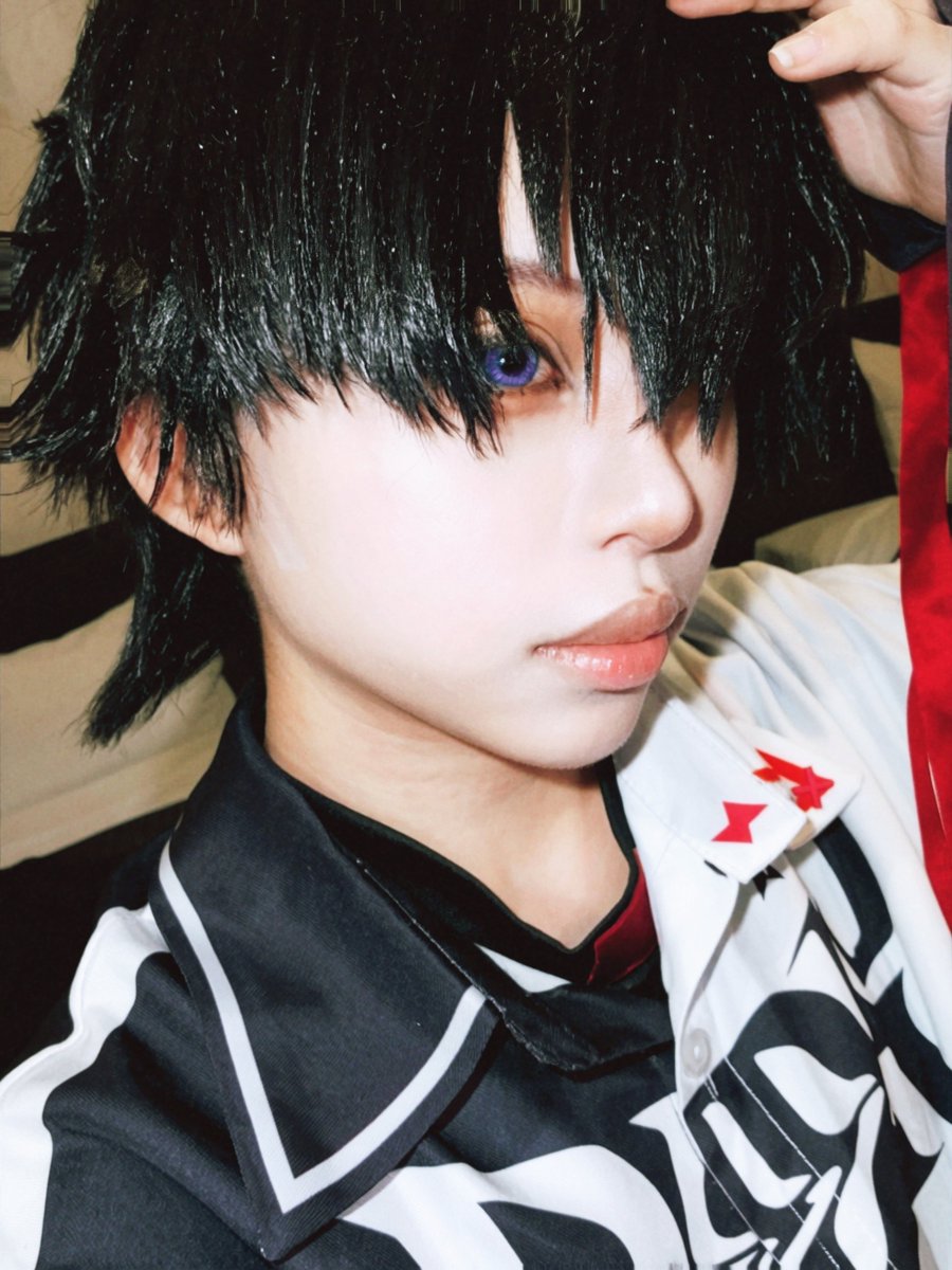 yuki_fuku66's tweet photo. ※cos
れあとお泊まりしたときに🤝借りましたありがとう！まじ似合わなすぎて加工でなんとか生きてます過去一原型なくてお前誰状態😭もう絶対やらないです🥲︎ https://t.co/xdi63T68R8