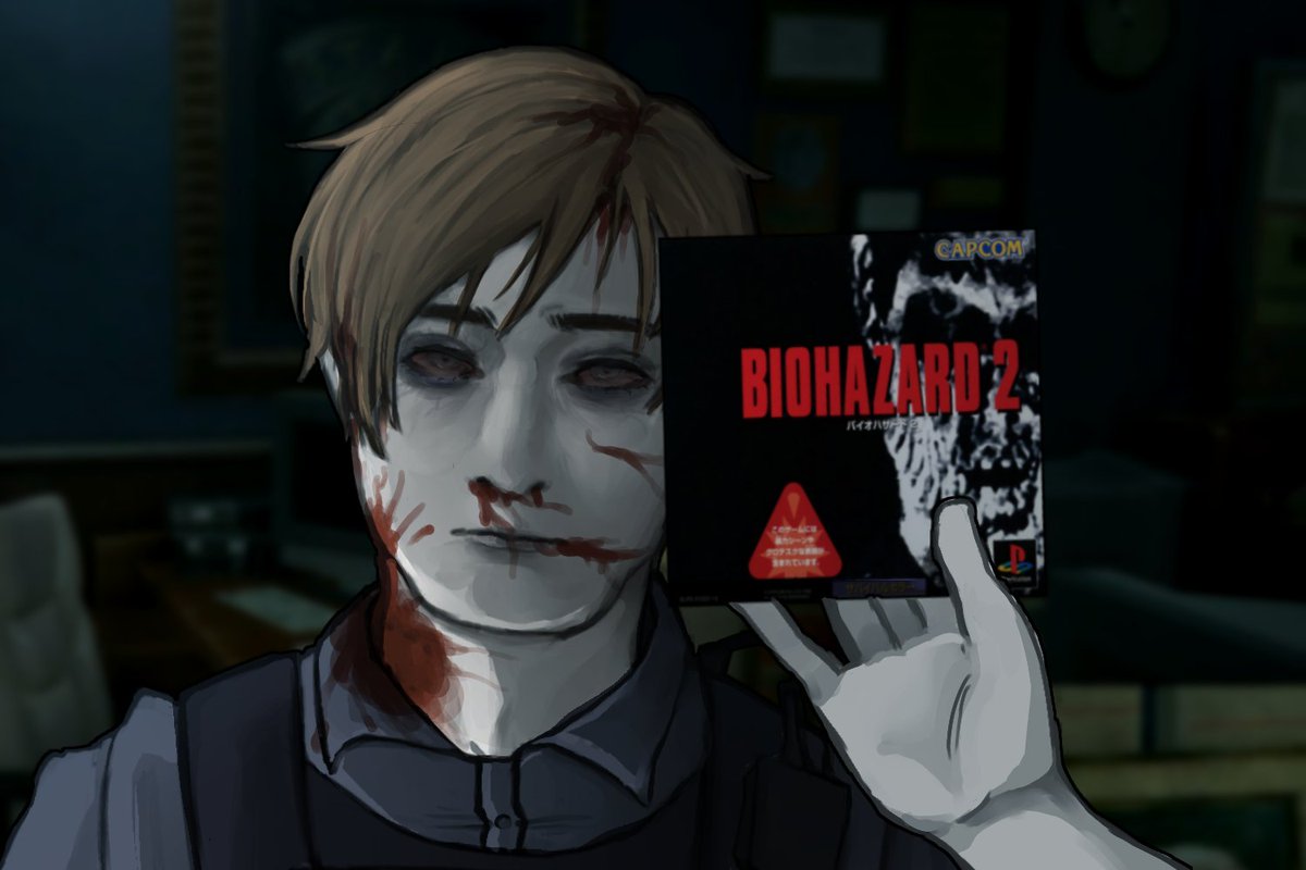 wolv181's tweet photo. zombie leon https://t.co/w8kVb2owIF