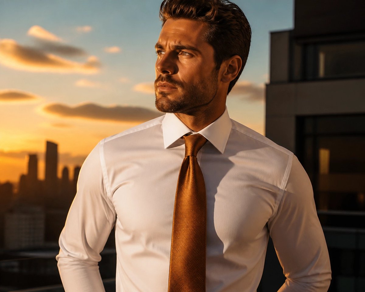 men_mode's tweet photo. The Summer Evening Ascent. The sun sets: the agenda shifts. Your style should follow seamlessly with a silk tie that catches the golden hour light. #LaModeMens #Menswear #TieStyle #SummerStyle https://t.co/PfujYXnWrf