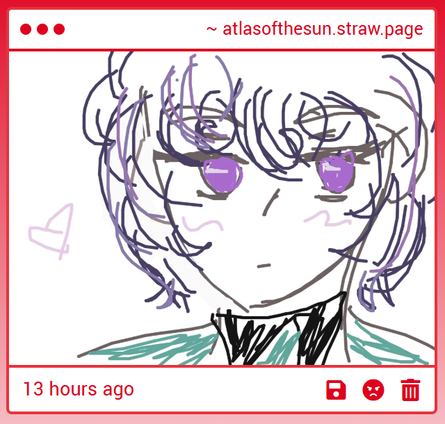 AtlasOfTheSun's tweet photo. WAHHH OMG this agott is THE cutest thing ever whoever sent this THANK YOUUU <33 (˶>⩊<˶) https://t.co/F8Nw7DnGdB