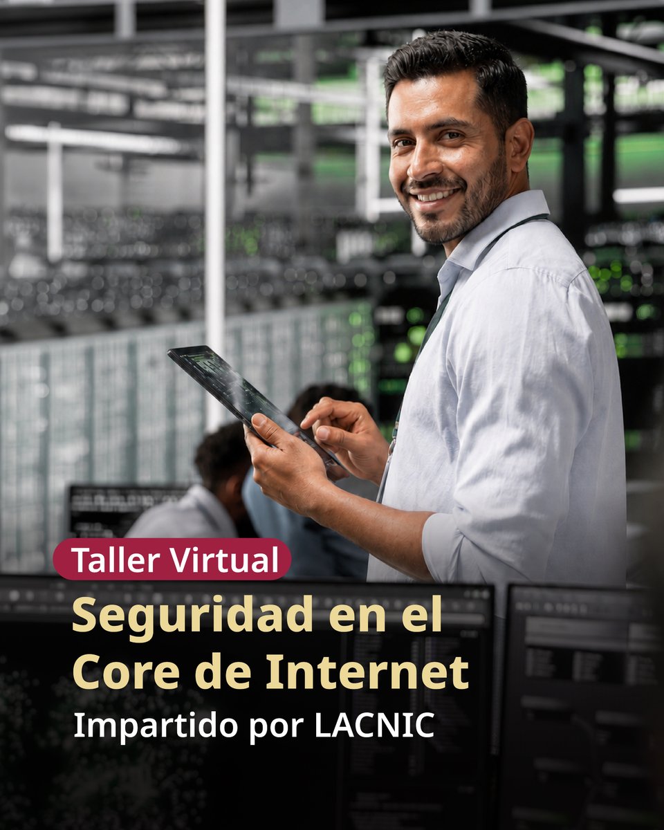 PromtelMx's tweet photo. 📡 Participa en el #TallerVirtual | Seguridad en el Core de Internet, impartido por @lacnic 

📡 Conoce las vulnerabilidades del ruteo en Internet y las buenas prácticas de MANRS para fortalecer la seguridad de las redes.

📅30 de jul | 10AM
🔗Registro: https://t.co/NxccfBpjST https://t.co/KygmlyrtOC