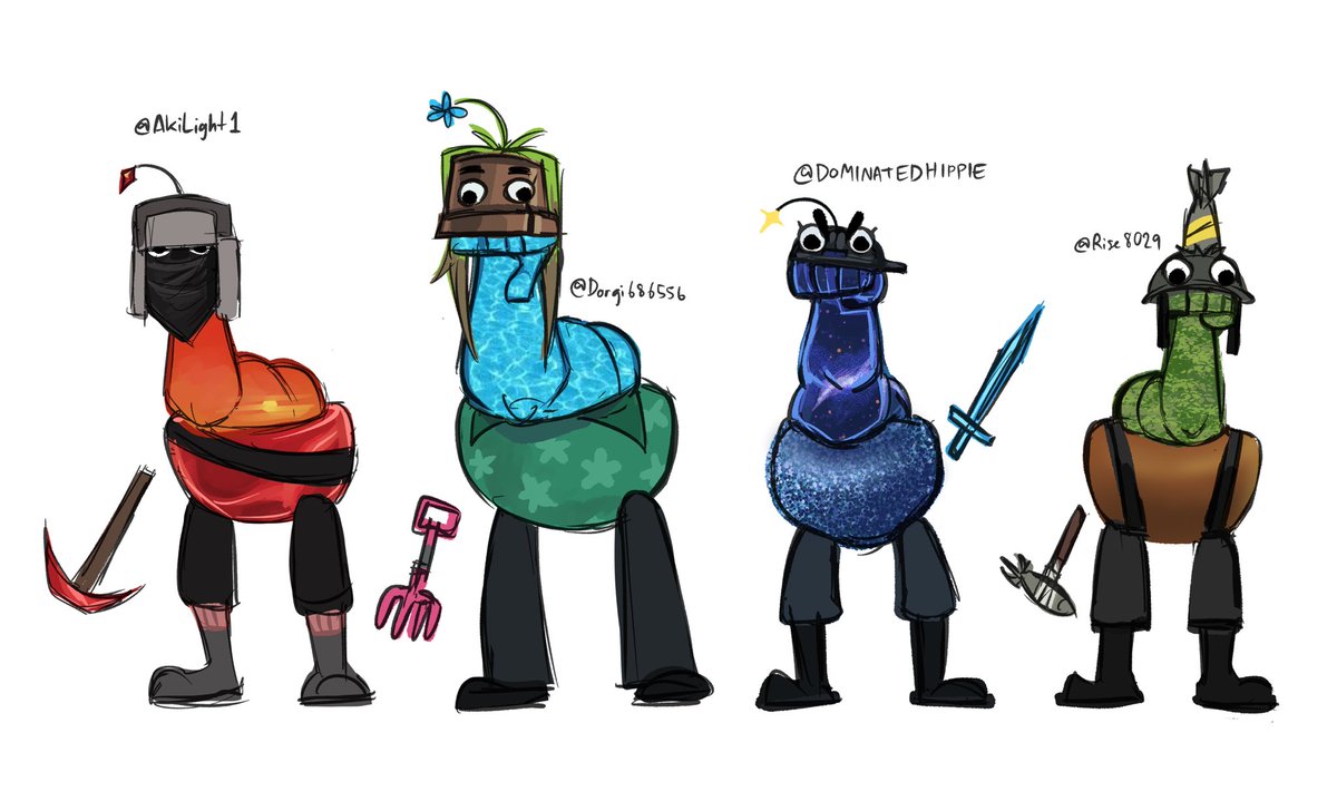 NineTheOwl's tweet photo. Wanna try designing volunteers’ soldier OCs as Punchling
Harder than I expected but I hope u like it 😅
Soldier OCs
@AkiLight1 @Dorgi686556 @DOMINATEDHIPPIE @Rise8029
#tf2 #absolutetf2 #beyondthefortress https://t.co/dLbv2N5x9q