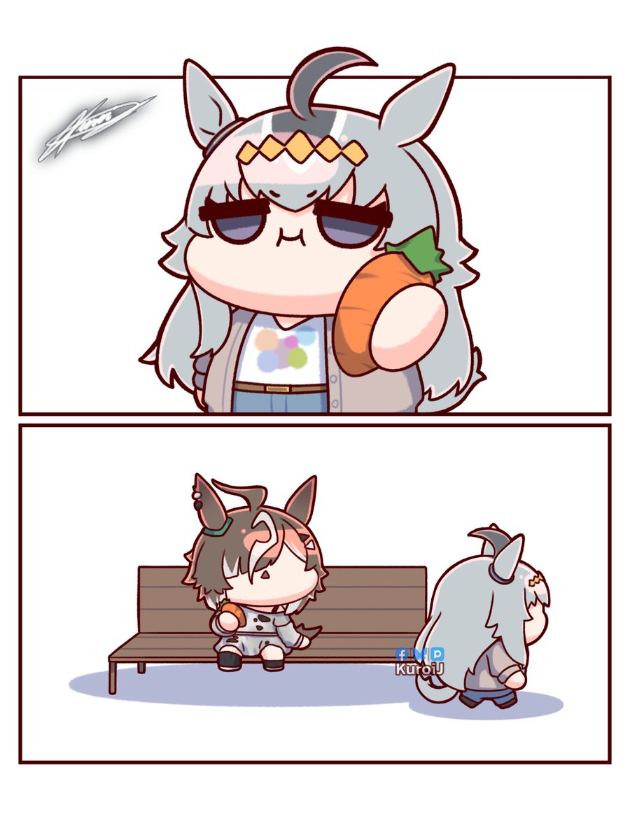 KuroiJArt's tweet photo. 🫱🥕🫲

#KuroiJ #umamusume #ウマ娘 https://t.co/PboYPrcYdR
