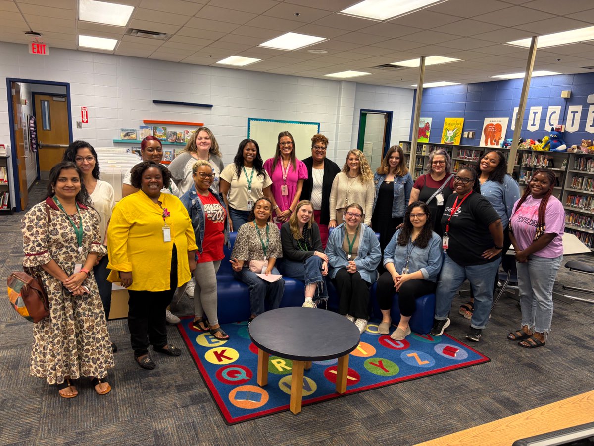 KinderMimosa's tweet photo. As we like to say here, “Once a manatee, always a manatee!” Join me in welcoming these new teachers to Mimosa!  @MimosaManatee @AmandaS_EDU @FultonZone5 @FultonCoSchools https://t.co/CUzNrNXJDd