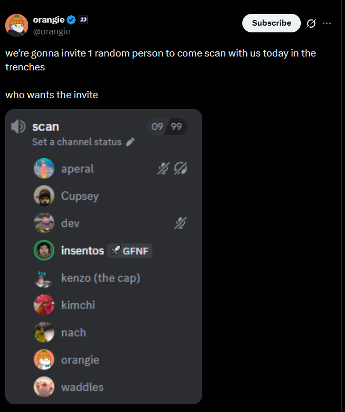 SpecterAnalyst's tweet photo. It's crazy that CT has such a short memory. Scammers, grifters, and rug pullers are quickly forgotten.

There seems to have been a coordinated push around @kimchi1x, with CT claiming that he "made eight figures from the TRUMP token." lol

I decided to look into @kimchi1x . Based on my on-chain analysis, he and his group, including @orangie , have exposure to token launches, bundling, and rug pulls.

Since this thread is about Kimchi, I'll focus on him.

Wallet (publicly shared by Kimchi in a reply on X back in April 2024):

2yu3iNjH6zLa8Uqf1s4yKJ1kB9MHYPhMkDbpu8tLmBMC

Example 1 – $STAR
On May 30, 2024, at 13:41 UTC, $STAR was deployed. Within the same minute, the wallet linked to Kimchi bought 2.96 SOL ($407) and later sold the position for $45.6K.

Tx:
zWstdZjTHRGzPSEX5NPnfv7QS2412iroNx1HpwHNRBwu6UeyNA57ZMRcZRFfmDSi4V3uF7yHshA1YBKi3TncnF1

Example 2 – DADDY ANSEM
On June 11, 2024, at 23:38 UTC, DADDY ANSEM (not launched by Ansem) was deployed. Two minutes later, the wallet linked to Kimchi bought 4.94 SOL ($730) and later sold it for $14.6K.

Tx:
4DqJrynmKbaLLjPKLzZYfZwGPxSKtBCirH2Du2vDdd5Z7sfaGfA89W15x4VBzM5wzdm8BiMVA5xk1M8M9UGUut9c

Example 3 – MUVA
On June 26, 2024, at 22:45 UTC, MUVA was deployed. One minute later, the wallet linked to Kimchi bought 2.9 SOL ($407) and later sold the position for $53K.

Tx:
55ZSNgEMDQRKvAvhcSYicrUnPoxuTV1iUR5FdSVoFK7GGXJ4S2rAtEoZ62wh7S4F39DMAHN5guoxfAmpSQwWfwS7

An exchange deposit address also clusters five other wallets that bundled the same MUVA launch.

These are just a few examples. I decided not to dig through the wallet's entire bundling history.

they have a private group known as @pioneerfnf 

While there is no verifiable evidence that @kimchi1x  made eight figures from the TRUMP token, it's crazy to see someone with this kind of on-chain history being pushed as a role model.

It's crazy how CT celebrate grifters and rug pullers even after knowing who they are.

Stay smart.