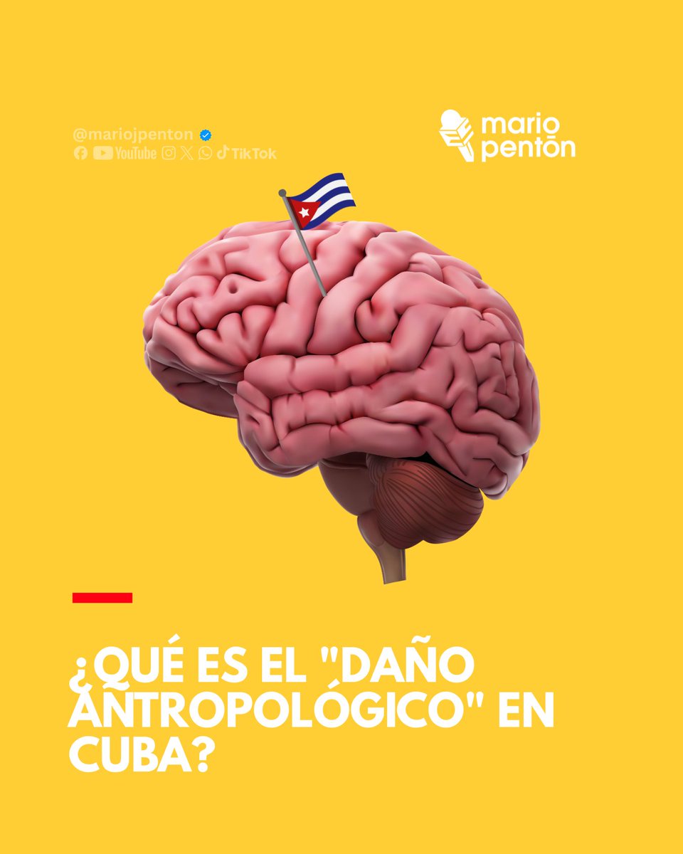 MarioJPenton's tweet photo. 🧠🇨🇺 ¿Qué es el "daño antropológico" en Cuba?

El intelectual cubano Dagoberto Valdés afirma que el mayor daño causado por el totalitarismo no ha sido solo económico o político, sino el deterioro de la persona humana: su capacidad de pensar, sentir y actuar con libertad. 💭❤️✊

En su más reciente columna, explica que ese daño no destruye la dignidad ni la esencia del ser humano y rechaza la idea de que forme parte de la identidad del cubano o que sea irreversible. ❌👤

📌 Como camino hacia la recuperación propone:
✅ Tomar conciencia del daño.
🤝 Promover una sanación ética, cívica y espiritual.
📚 Impulsar una educación basada en la libertad, la responsabilidad y los valores.

Valdés concluye que la familia 👨‍👩‍👧‍👦, la Iglesia ⛪ y los espacios educativos 🏫 tendrán un papel fundamental en la reconstrucción moral y cívica de Cuba.

🇨🇺 "Cuba lo merece."

#Cuba #DagobertoValdés #DañoAntropológico #Libertad 🕊️ #Democracia 🗳️ #DerechosHumanos ⚖️
