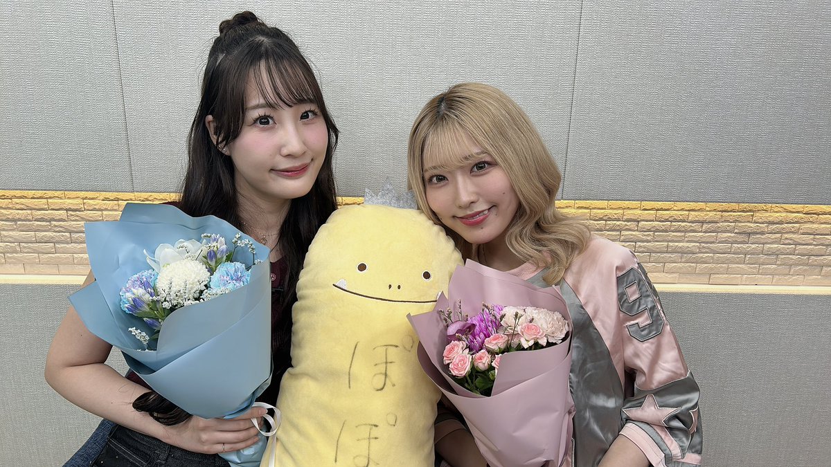 powapoya's tweet photo. #ぽわぽや 最終回ありがとうございました！！
6年ちょいの思い出をたっぷり振り返る放送回、最後までお楽しみいただけましたか？？

番組が終わっても #関根瞳 さんと #結名美月 さんの姉妹は永久不滅卍✨️
ぽぽ民の皆様とまたどこかでお会い出来るのを楽しみにしています🎶 https://t.co/Q0r3yE037t