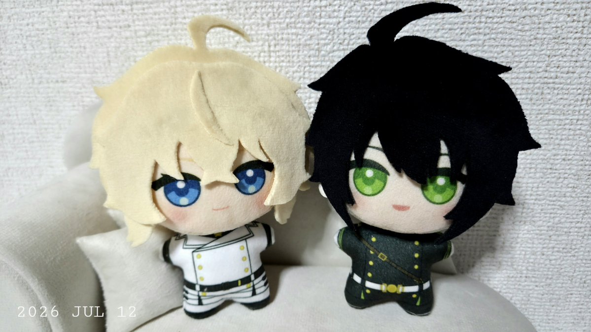 kinacoro99's tweet photo. ミカ優(左右非固定)推しです！
同じ作品に一緒に狂ってくれる人いませんか？カプ要素薄い絵描いてたり、自作のぬいちゃんのお写真上げてます。♡RP巡回します(  . .)"

#絵描きさんと繋がりたい
#終わセラクラスタさんと繋がりたい 
#終わセラ手芸部 https://t.co/O2NSFdQQrc