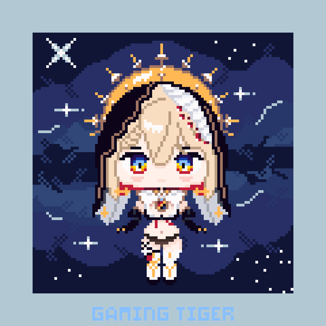 gamingtiger918's tweet photo. I wish upon my lucky stars to dream of you again 💫💥
Who needs a telescope for a star like you?
#lumillust #dreams #justadream #pixelart https://t.co/mGbeU8pnsB