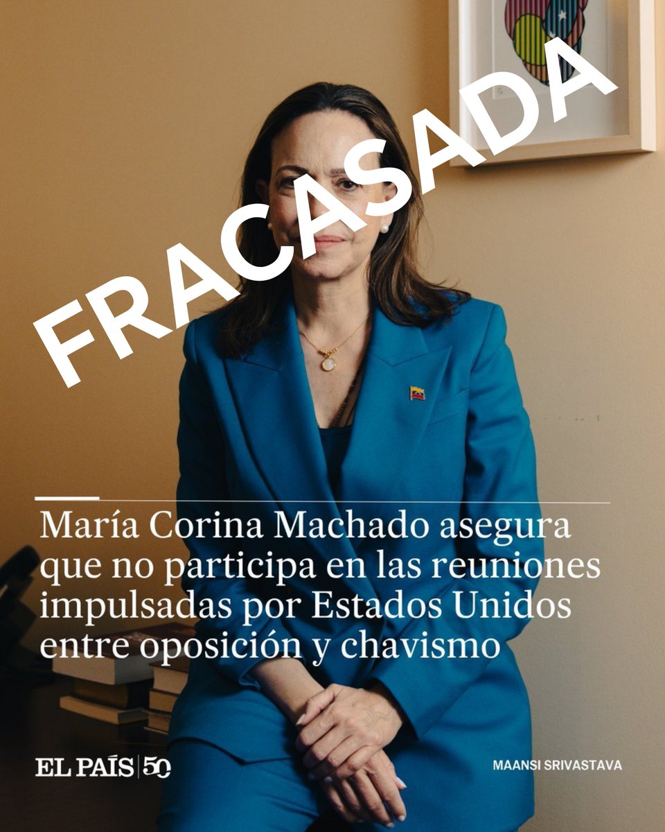 Idadelmundo's tweet photo. En estos días pensamos que si EEUU 🇺🇸 la ponía de presidenta por todo el mal que pidió para Venezuela 🇻🇪 sería un premio no como el Nobel pero alguien se dio cuenta que no sirve para nada.

#MCMFracasadaHastaElFinal https://t.co/e75JGpsnLc