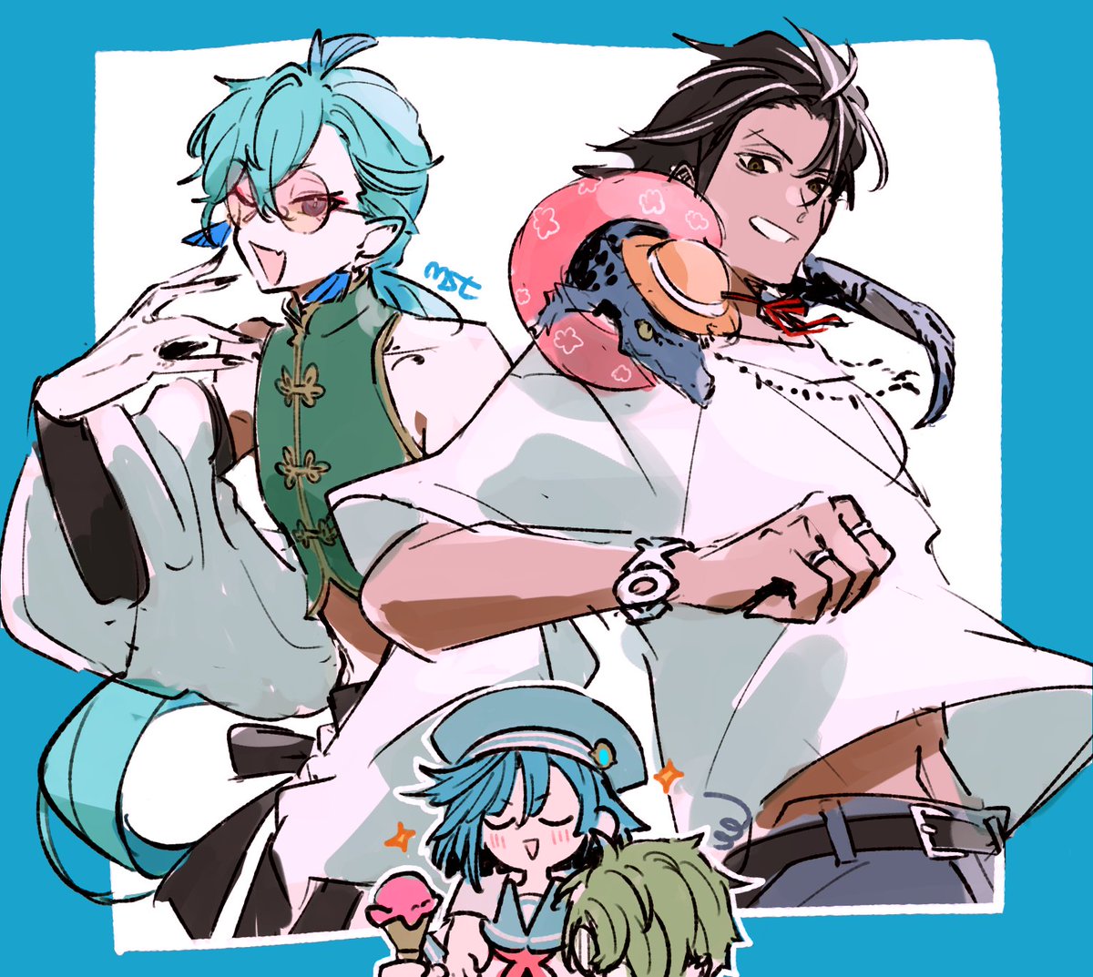 1278mkyp's tweet photo. 紳士の4コマありがとう🏖️ https://t.co/jqYiHYVqNo