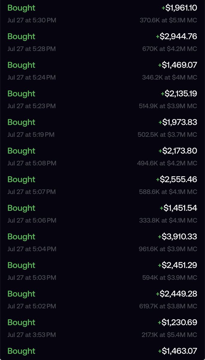 ewpaj's tweet photo. my boy @Aurelius0121 bought over 6 figures on $Cate That means this coin will skyrocket like $doge https://t.co/iWG5Cd5Qme