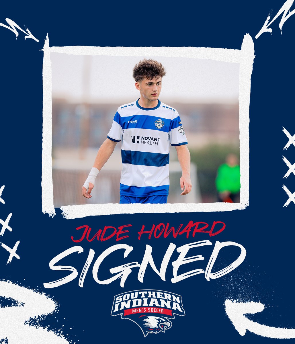 USIMSOC's tweet photo. 𝗢𝗻𝗲 𝗺𝗼𝗿𝗲 𝘄𝗲𝗲𝗸 𝘂𝗻𝘁𝗶𝗹 𝗽𝗿𝗲𝘀𝗲𝗮𝘀𝗼𝗻!

We want to introduce another new Screaming Eagle, welcoming Jude Howard to our USI family!

🦅⚽️ #GoUSIEagles #OVCit https://t.co/lsSPH9a9p1