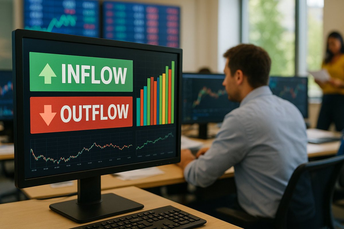 TheCrow_Alert's tweet photo. Institutional inflow headlines keep ignoring outflow days from the same week. Nobody posts the net picture, just the number that fits the story. https://t.co/MEBShQnIgB
