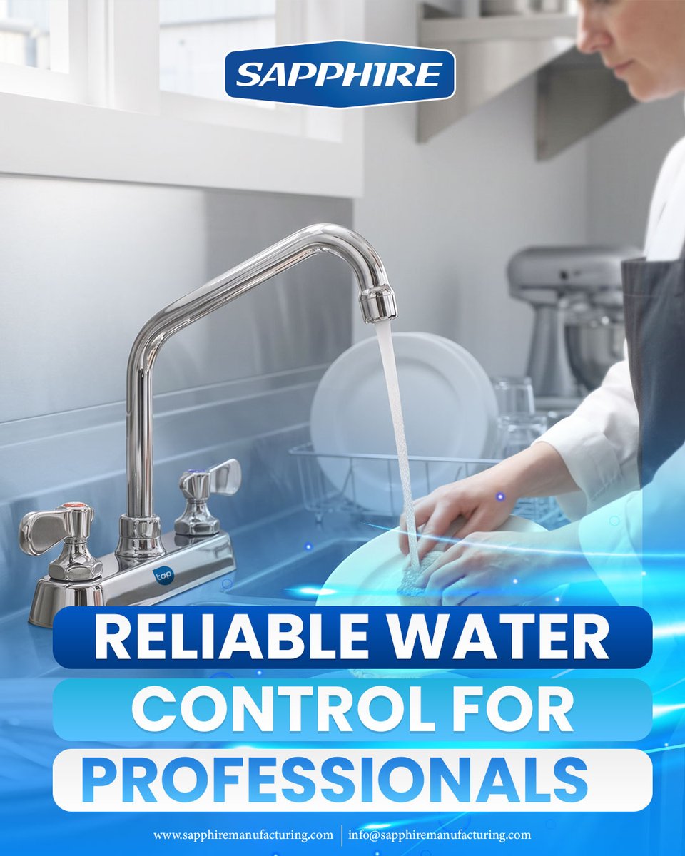 sapphire_ny's tweet photo. 💧 Built for kitchens that never stop.
Reliable water control solutions designed for heavy foodservice use — long-lasting, consistent, commercial-grade.
🌐 https://t.co/vB1EGhHKo6
#SapphireManufacturing #FoodServiceEquipment https://t.co/wvqhk1OWvg