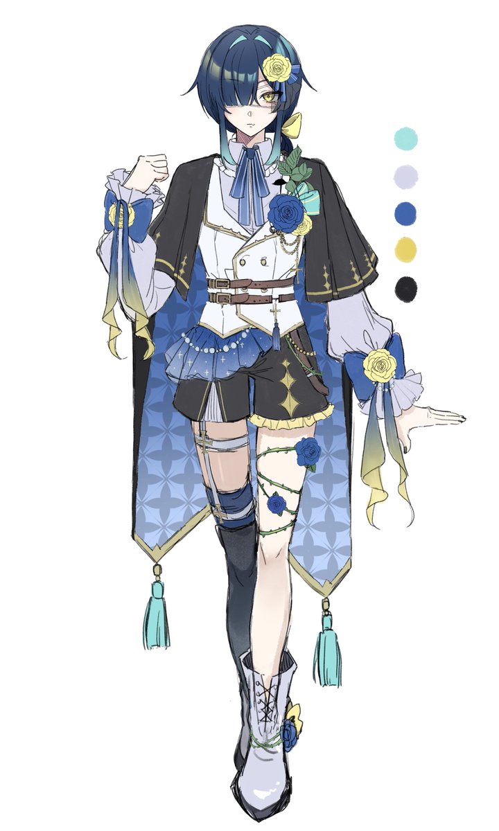 Rado_1206's tweet photo. キャラクターデザインへたっぴなりに
頑張った……😇
恐らく私の自キャラになる子ですわ🫶🫶 https://t.co/zGkYzWV6ef