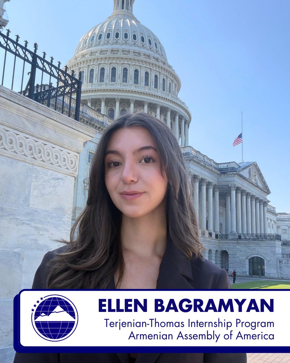 ARAMAC_DC's tweet photo. #INTERNSPOTLIGHT: Ellen Bagramyan is a rising sophomore at Glendale Community College, majoring in political science. As part of the Armenian Assembly of America’s Summer Internship Program, Ellen is interning with an Armenian tech startup where she assists with marketing and outreach.

“Being in D.C, I’ve realized that there are different Armenian American experiences. It’s easy for me when I come from a strong Armenian community and have support from local leaders on Armenian issues. But coming here, I’ve learned about all the work and advocacy it’s taken to get this far, and Armenians all across the nation need to let their voice be heard because we still have a long way ahead of us.”