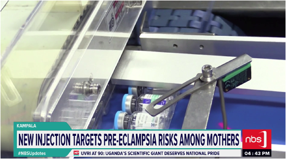 Fireliglntfi's tweet photo. Uganda has launched its first locally manufactured Magnesium Sulphate Injection, a life-saving medicine used in managing pre-eclampsia and preventing eclampsia among pregnant women. 

@CathNakato 

#NBSAt430  #NBSUpdates https://t.co/1fOoE3oeU6